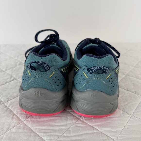 ASICS Gel Venture 9 Womens Wide Running Trail Shoes Deep Teal Pink Sz 9 - Picture 4 of 11